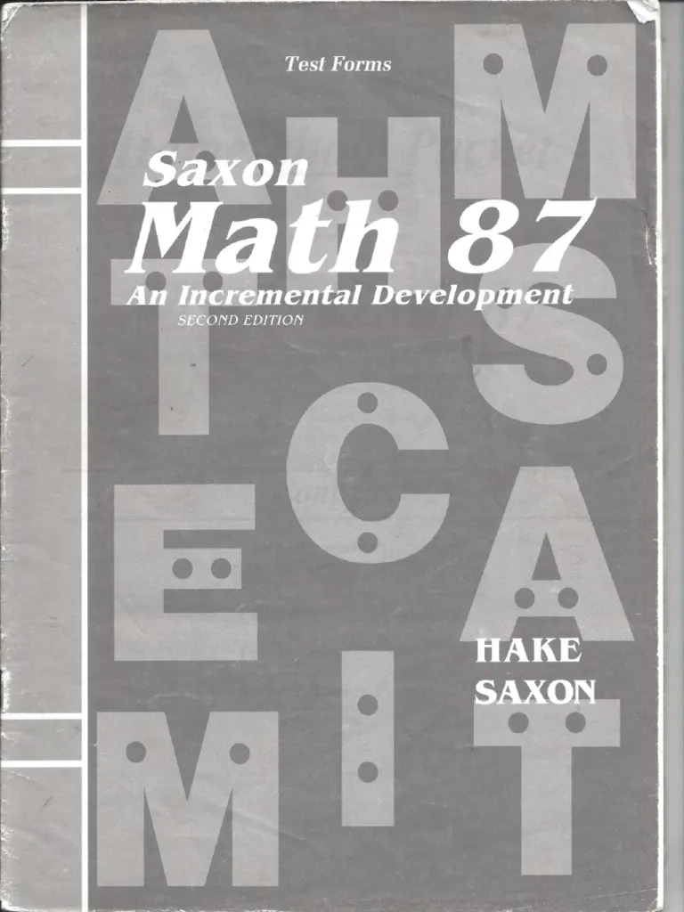 Saxon Math 8 7 Tests PDF