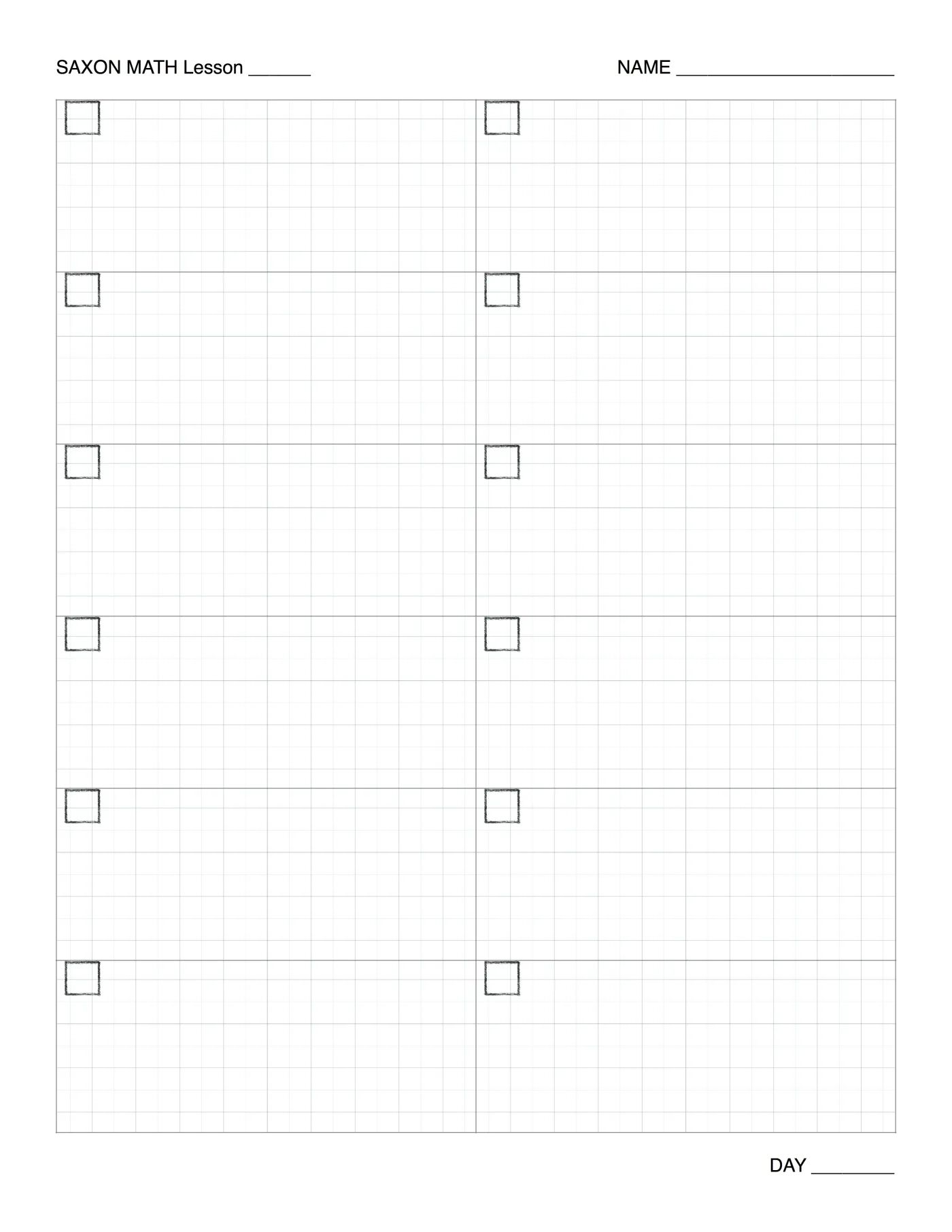 Saxon Math Answer Pages Character Core Curriculum