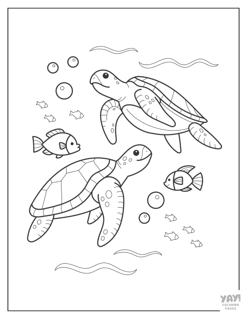 Sea Creatures Coloring Pages Free Printables 