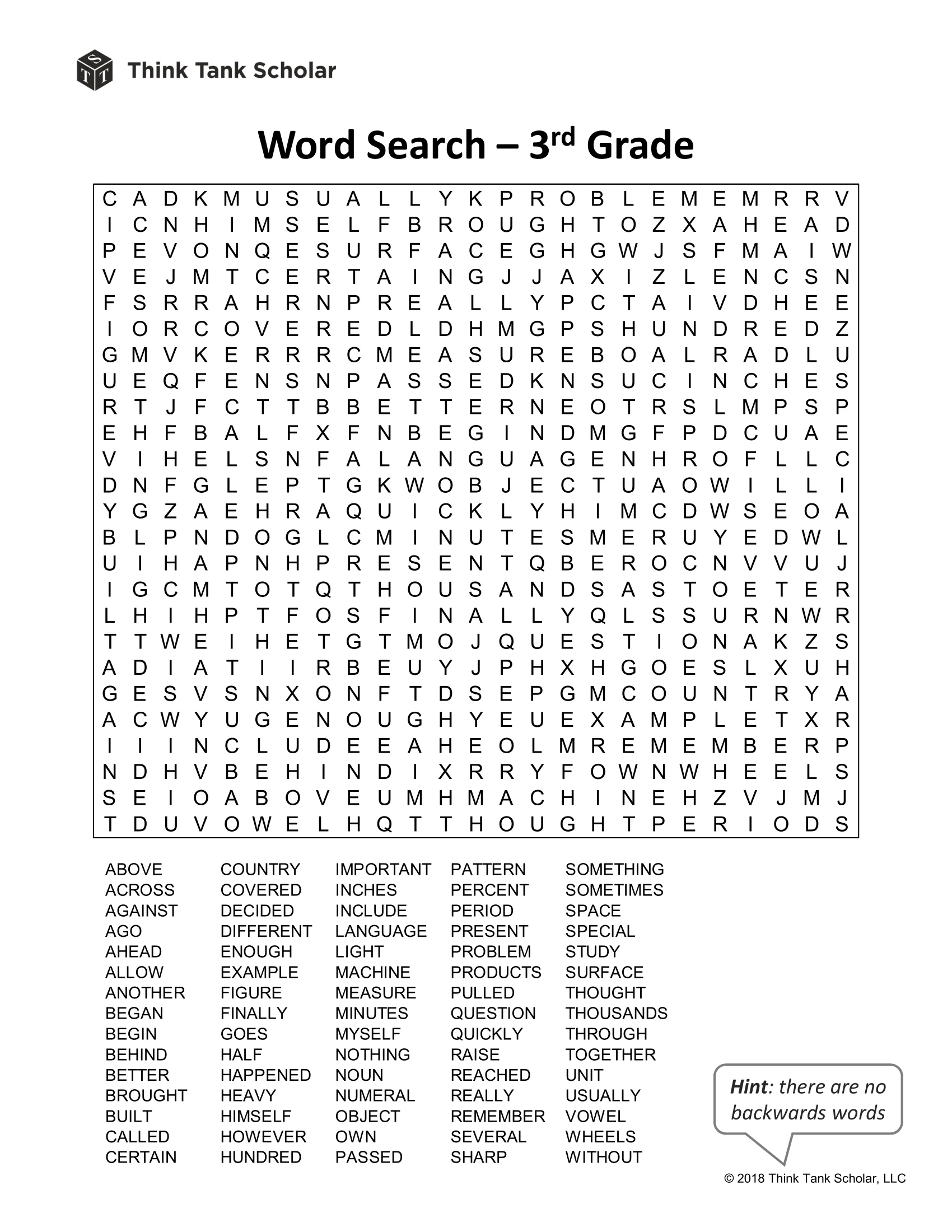 Sight Words Worksheet FREE Word Search 3rd Grade Printable Sight Words Worksheet FREE Word Search 3rd Grade Printable