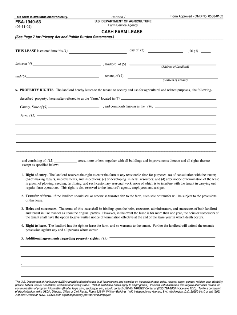 Simple Farm Lease Agreement Template Fill Online Printable 