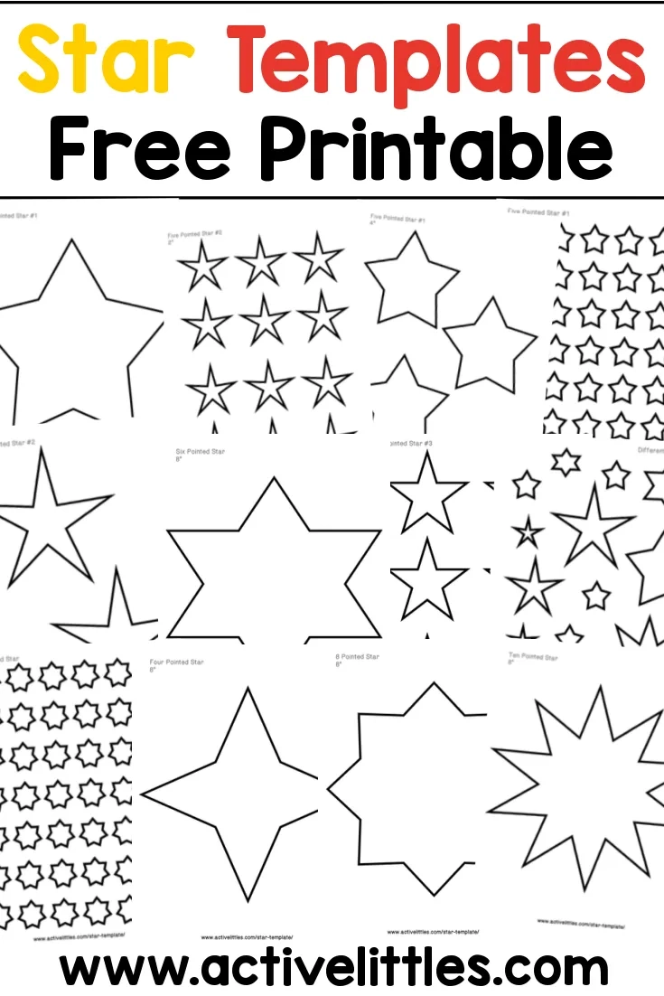 Free Printable Star Templates