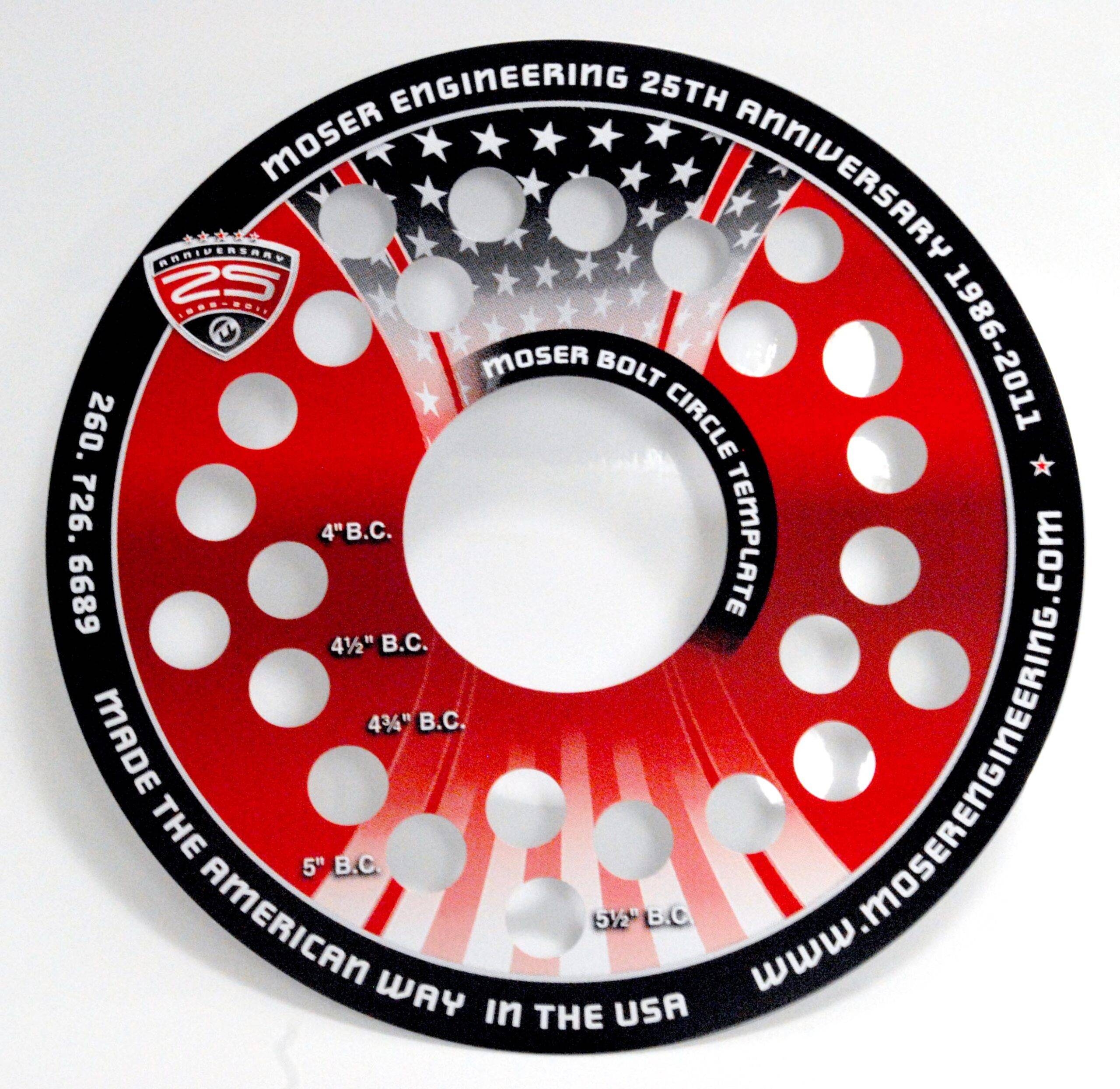 Bolt Pattern Template Printable