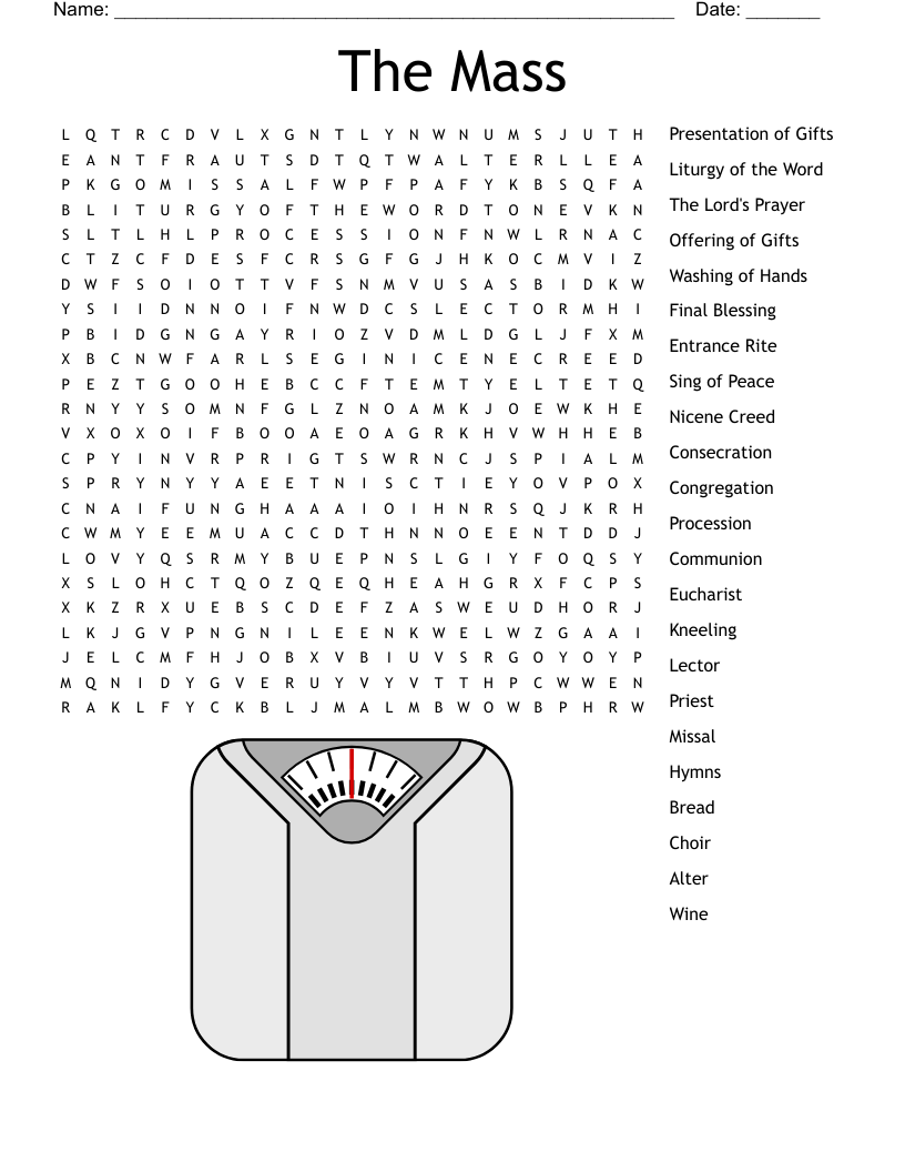 The Mass Word Search WordMint
