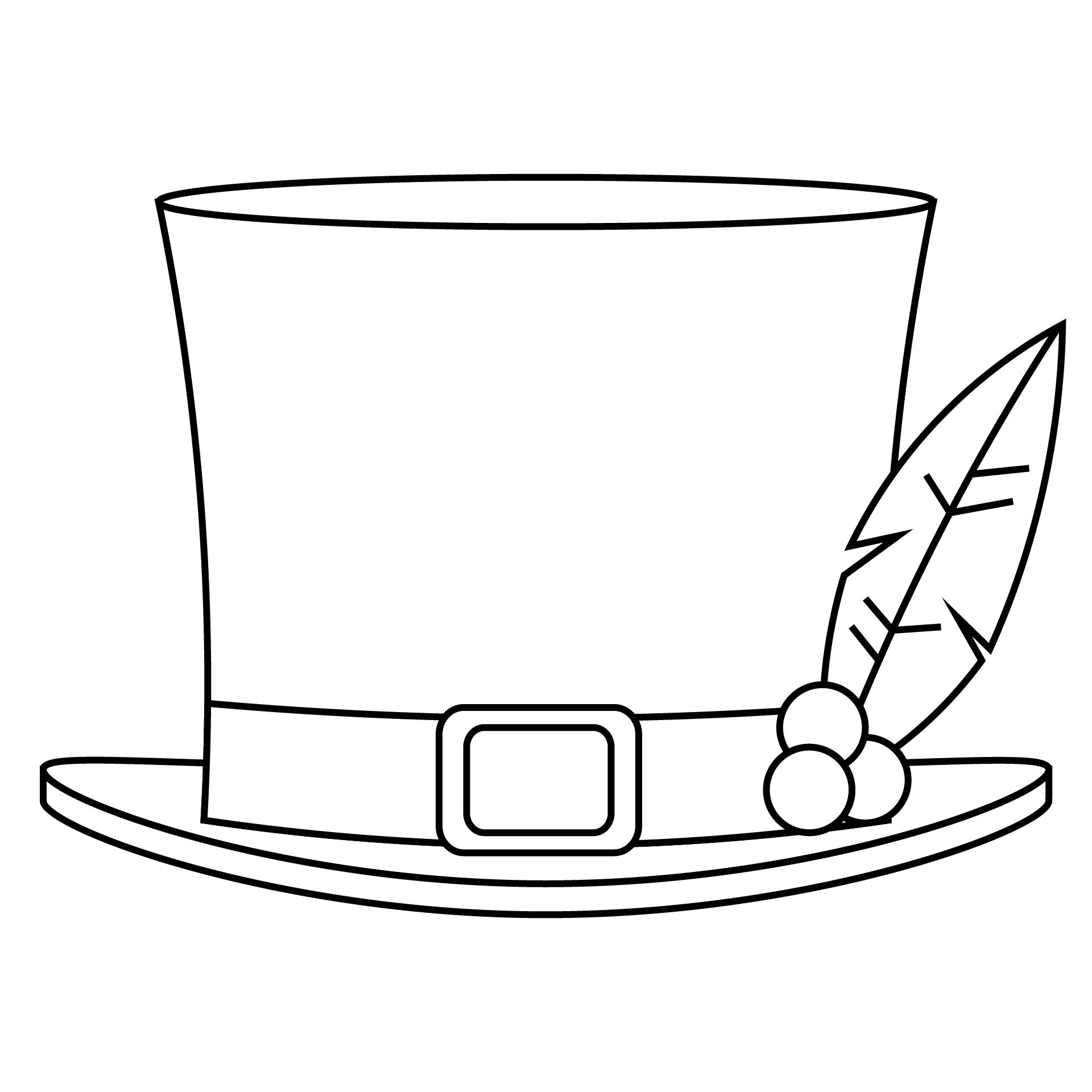 Top Hat Printable Template Snow Man Top Hat Top Hat Royal Icing 