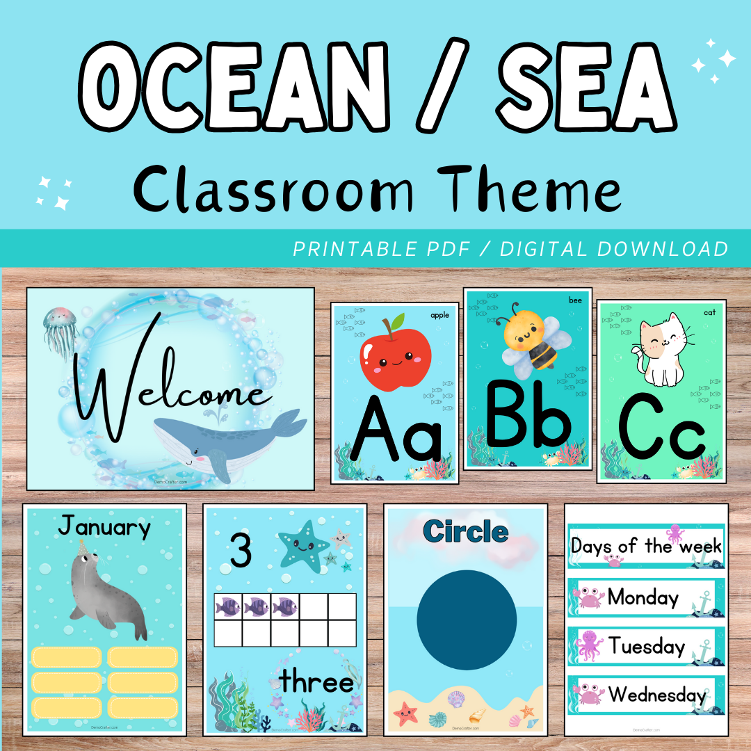Under The Sea Class Theme DIGITAL DOWNLOADS Demo Crafter