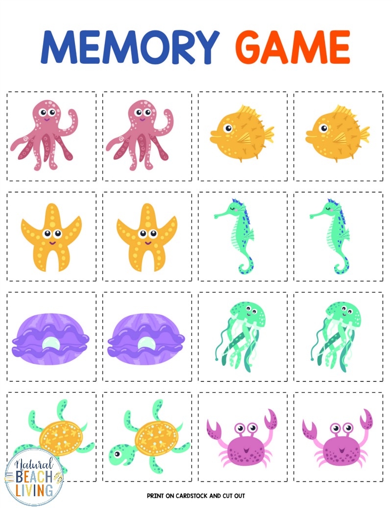 Under The Sea Printable Activities Ocean Theme Activities 