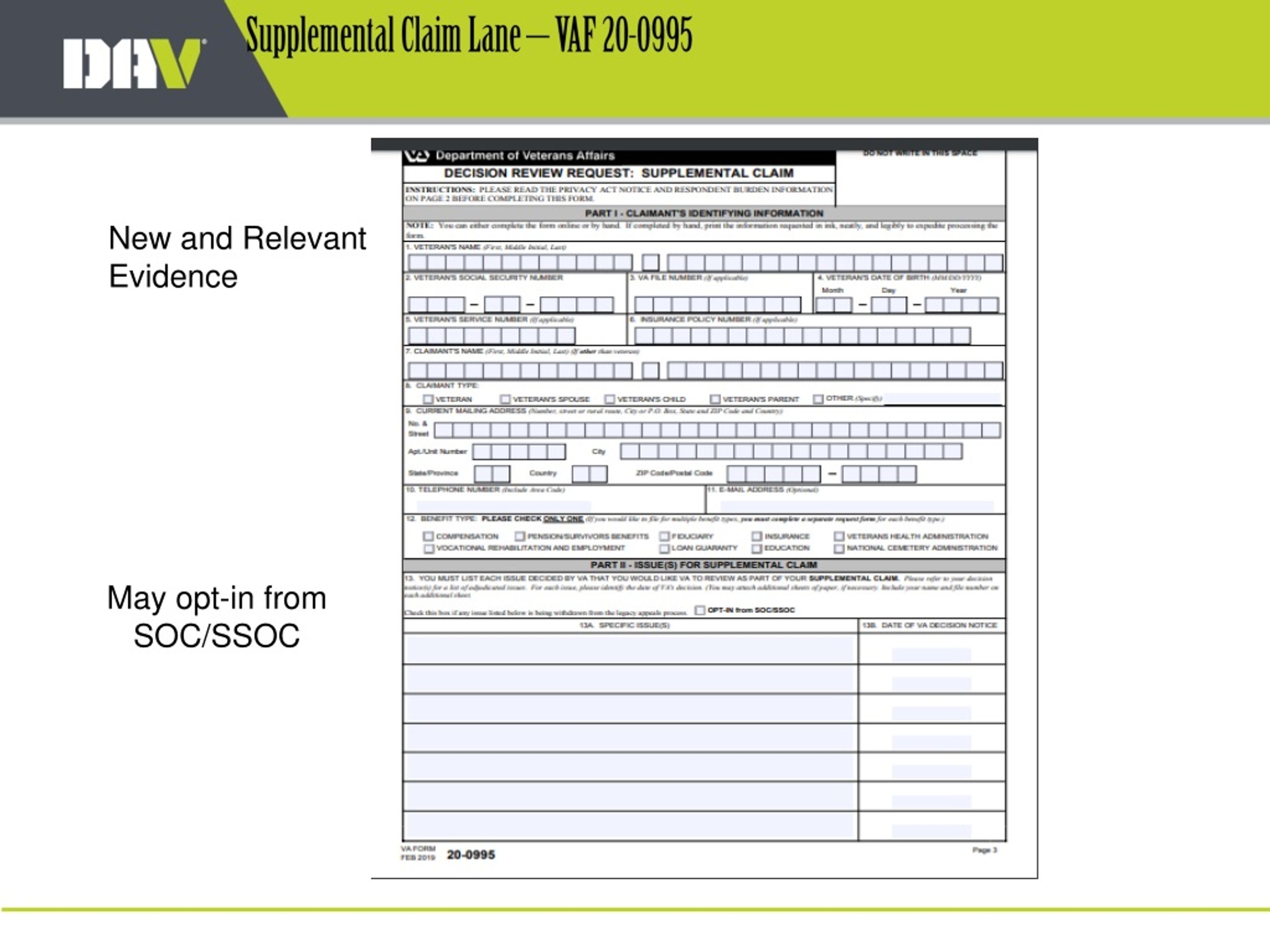 Va Forms Printable 20 0995