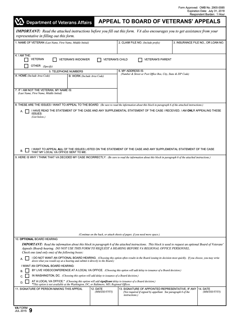 Va Form 20 0995 Pdf Fill Out amp Sign Online DocHub