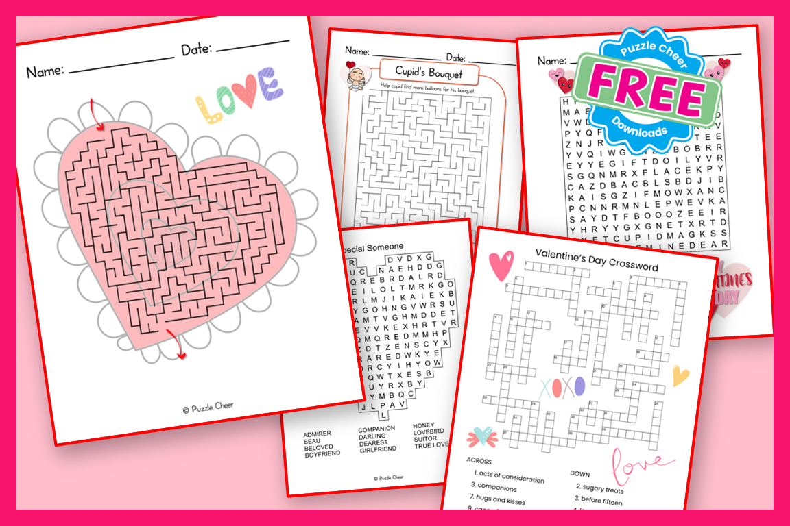 Valentine s Day Puzzles Puzzle Cheer