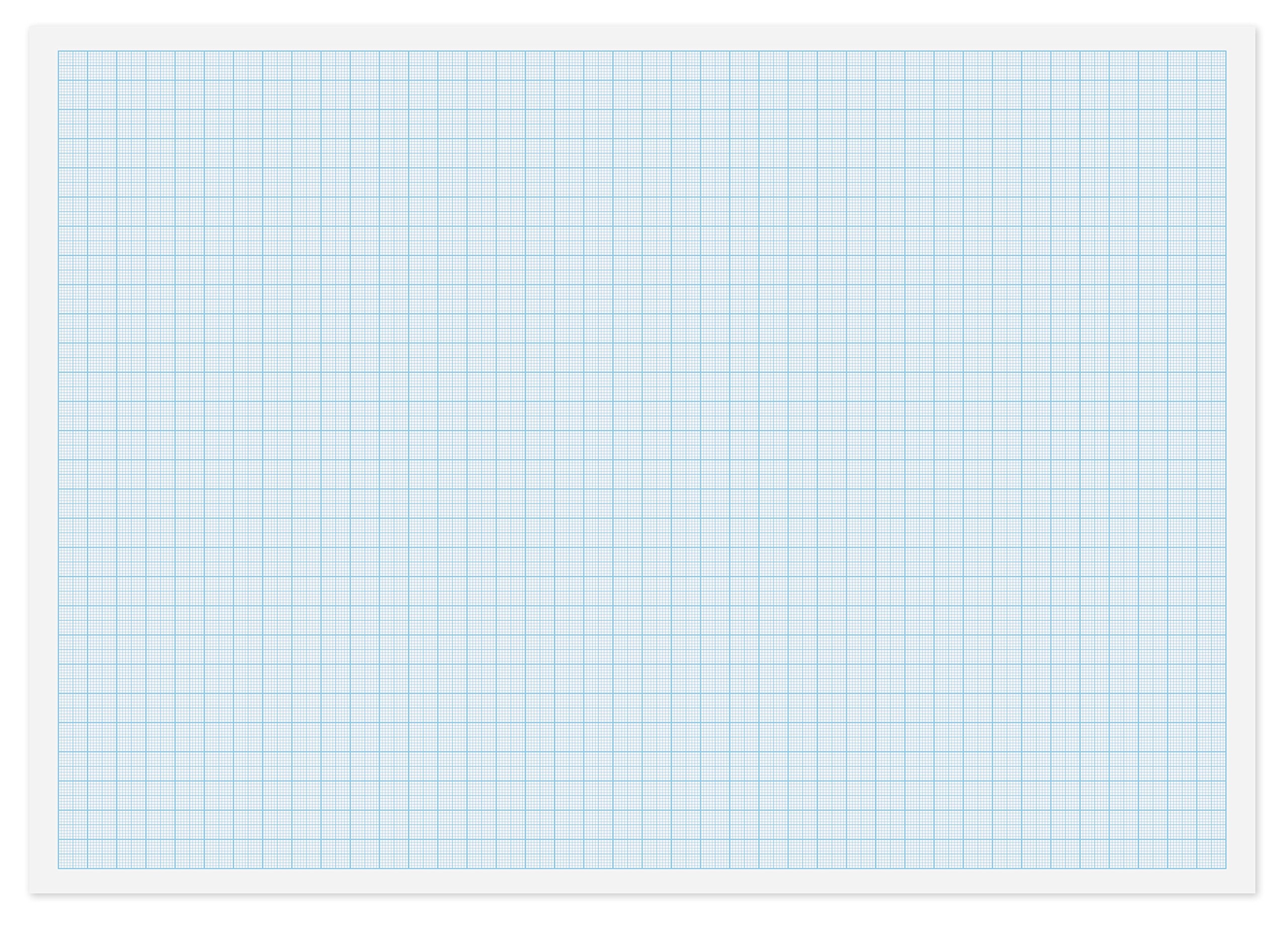 Vizsla A3 Graph Pad 50 Sheets 100 Pages 1mm 5mm 10mm Graph 
