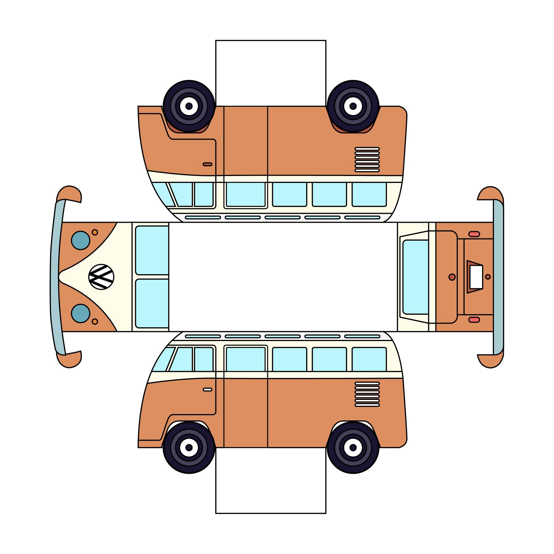 Bus Template Printable