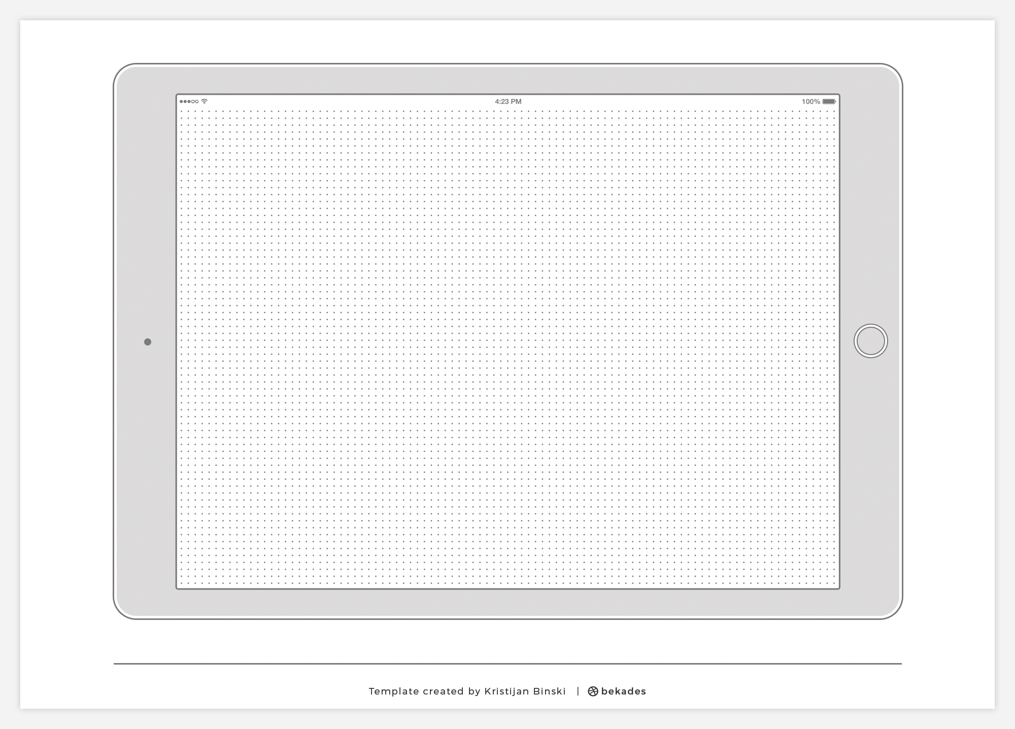 Ipad Template Printable