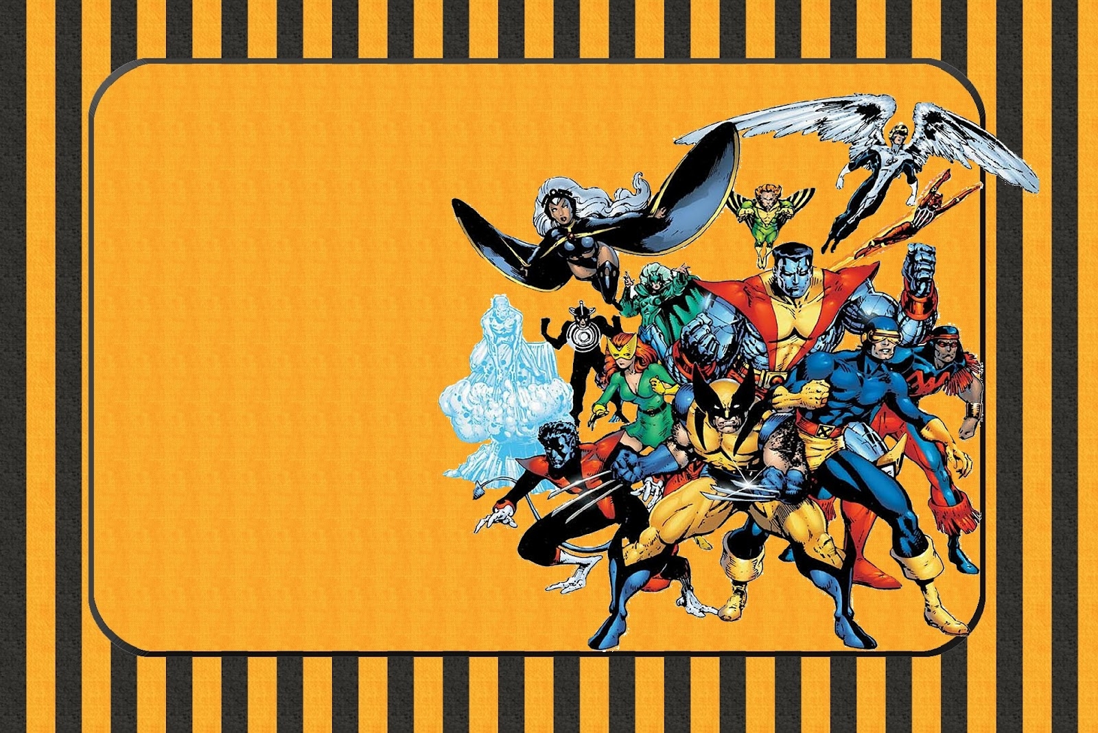 X Men Free Printable Invitations Oh My Fiesta In English