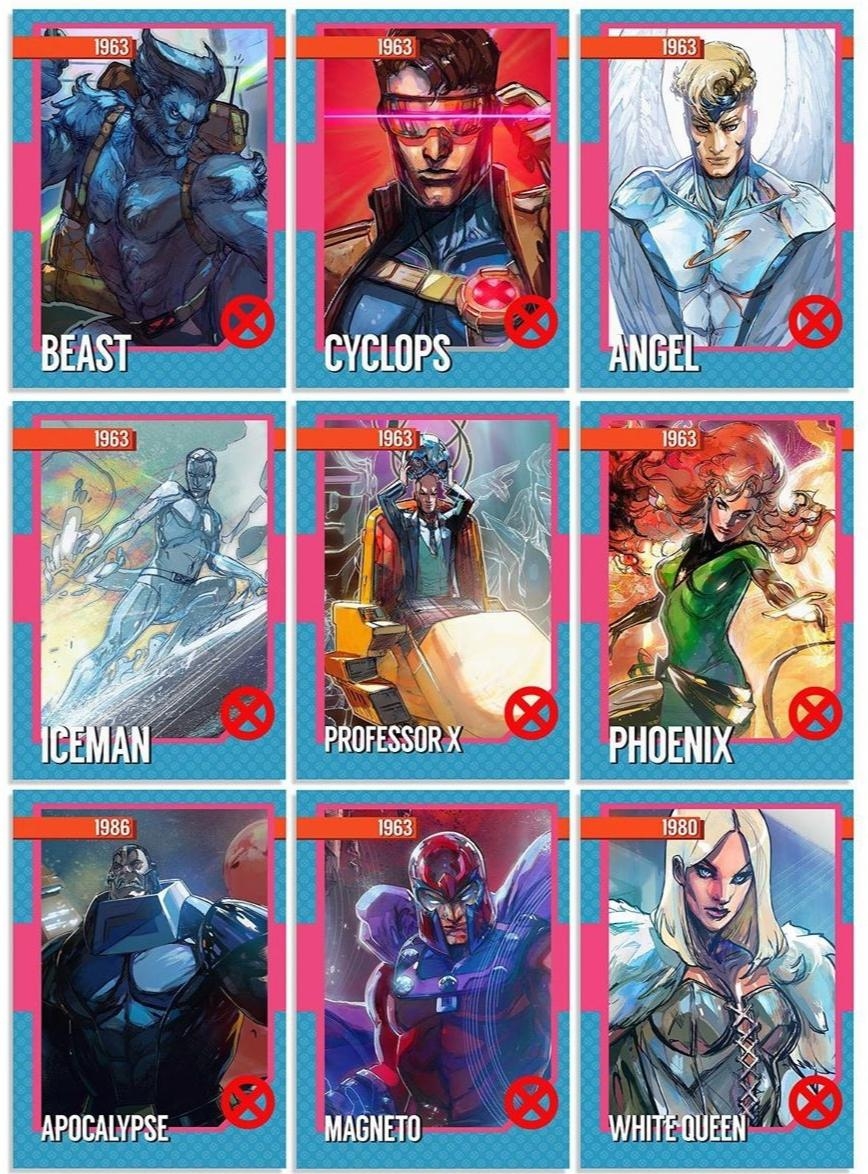 X Men Using The 90 s Jim Lee Card Template Art By Peter Nguyen 